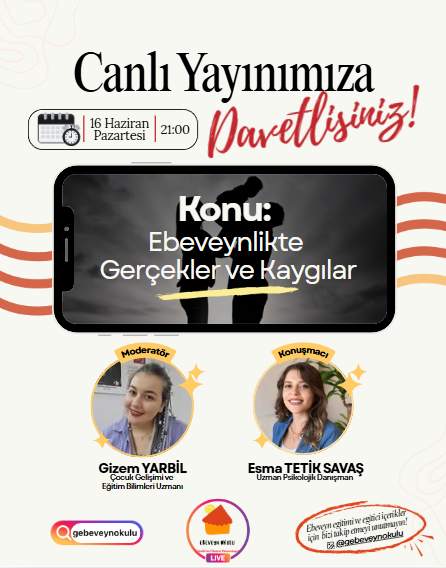 Instagram Canlı Yayın: Ebeveynlikte  Gerçekler ve Kaygılar